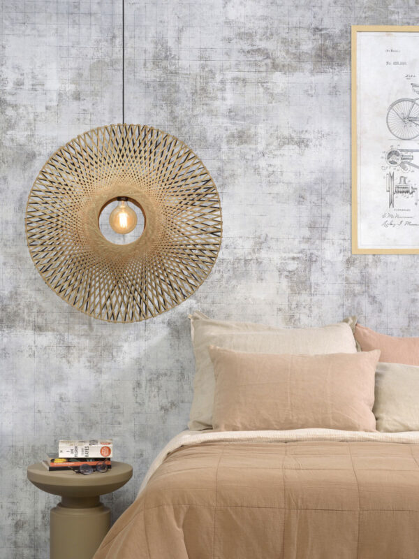Ronde naturel bamboe bohemian hanglamp GOOD&MOJO Kalimantan - Image 12
