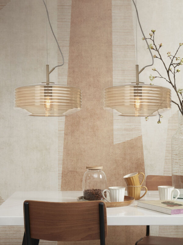 Naturel glazen hanglamp klassiek It's About RoMi Verona - Image 9