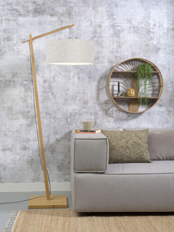 Bamboe vloerlamp bohemian grijs GOOD&MOJO Andes - Image 2