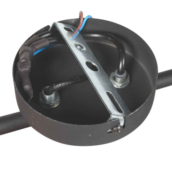 Industriële wandlamp metaal zwart Mexlite Prato - Image 10