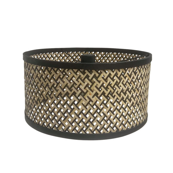 Wandlamp naturel bamboe trendy zwart Steinhauer Bloeba - Image 5