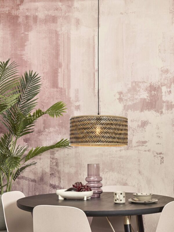 Bamboe bohemian hanglamp zwart naturel GOOD&MOJO Java - Image 9