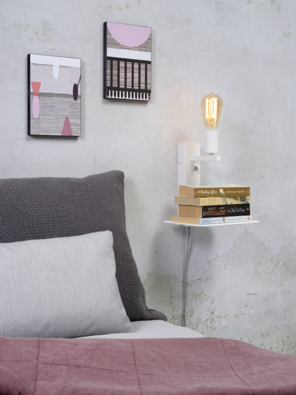 Witte wandlamp plateau kaploos It's About RoMi Florence - Image 5