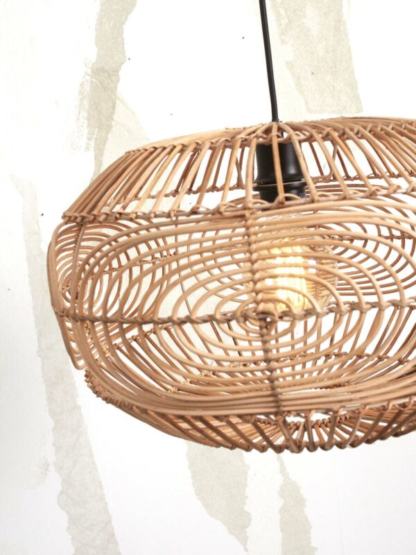 Bamboe/rotan bohemian vloerlamp wit/naturel GOOD&MOJO Madeira - Image 6