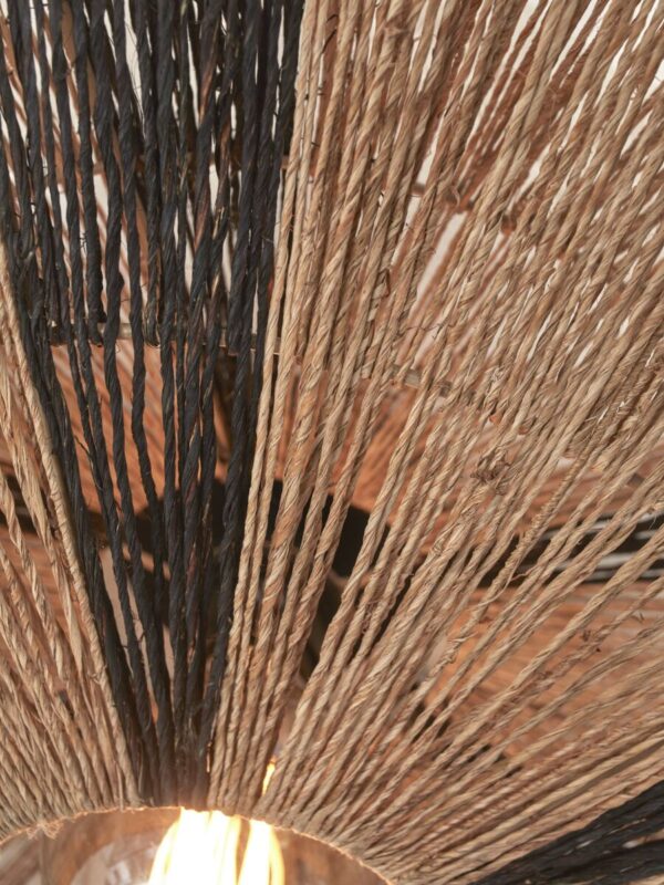 Boheemse ronde naturel zwarte wandlamp GOOD&MOJO Iguazu - Image 6