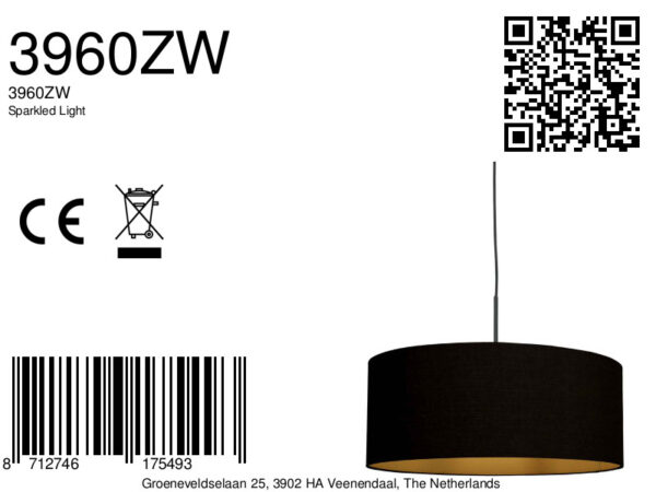 Trendy zwarte trendy stoffen Steinhauer Sparkled light - Image 13