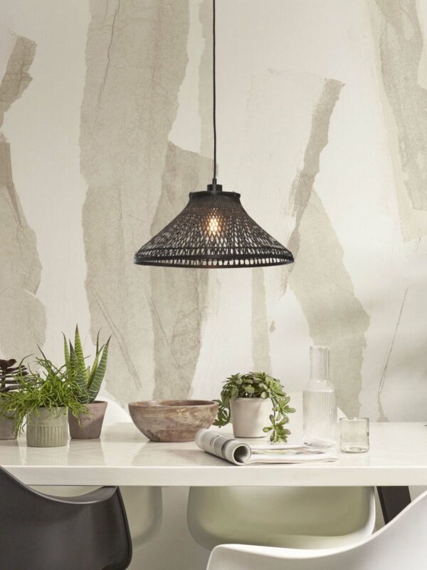 Bamboe metalen zwarte boheemse hanglamp GOOD&MOJO Tahiti - Image 2