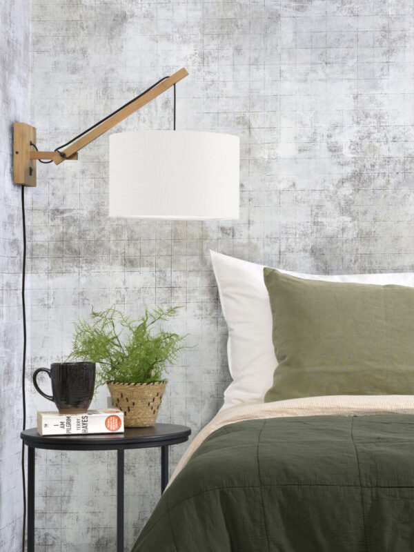Witte wandlamp enkelgewricht naturel GOOD&MOJO Andes - Image 2