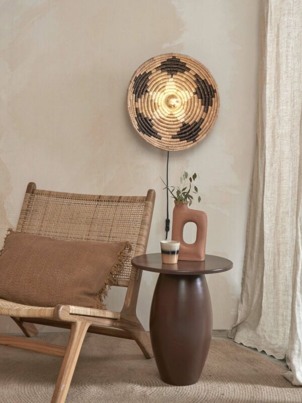 Bohemian zeegras wandlamp naturel/zwart GOOD&MOJO Andros - Image 4