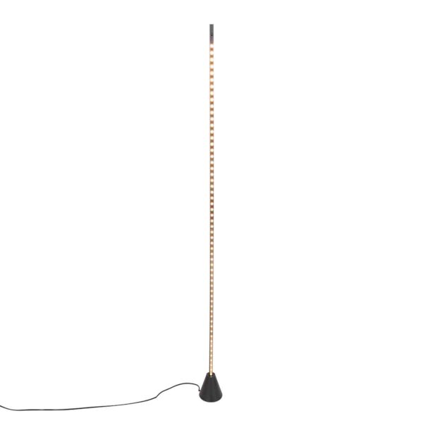 Zwarte minimalistische vloerlamp met sensordimmer Steinhauer LuzHaz - Image 2