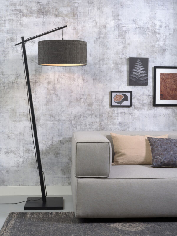 Vloerlamp grijze bohemian bamboe GOOD&MOJO Andes - Image 2