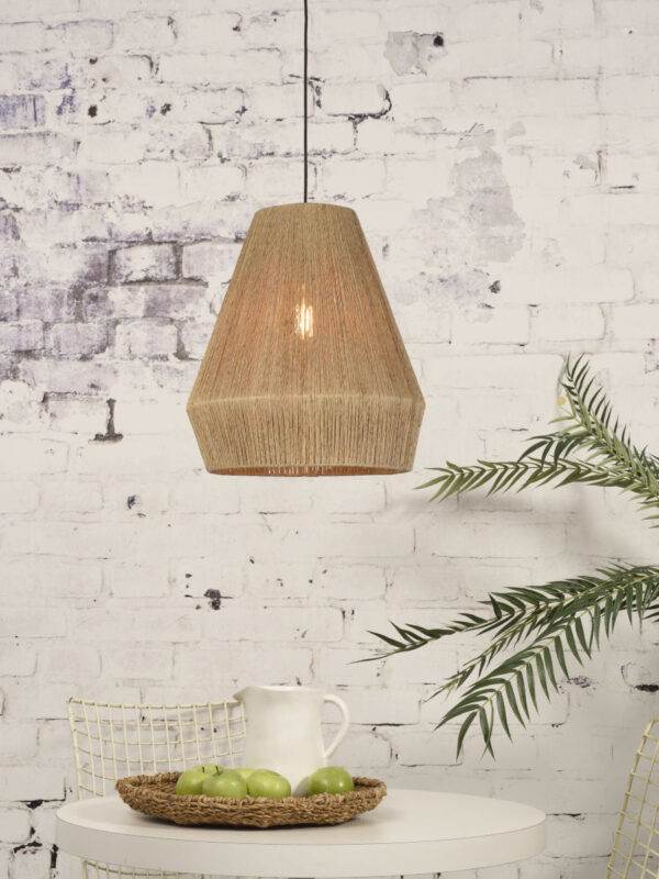 Naturel-rieten hanglamp bohemian zwart GOOD&MOJO Iguazu - Image 11