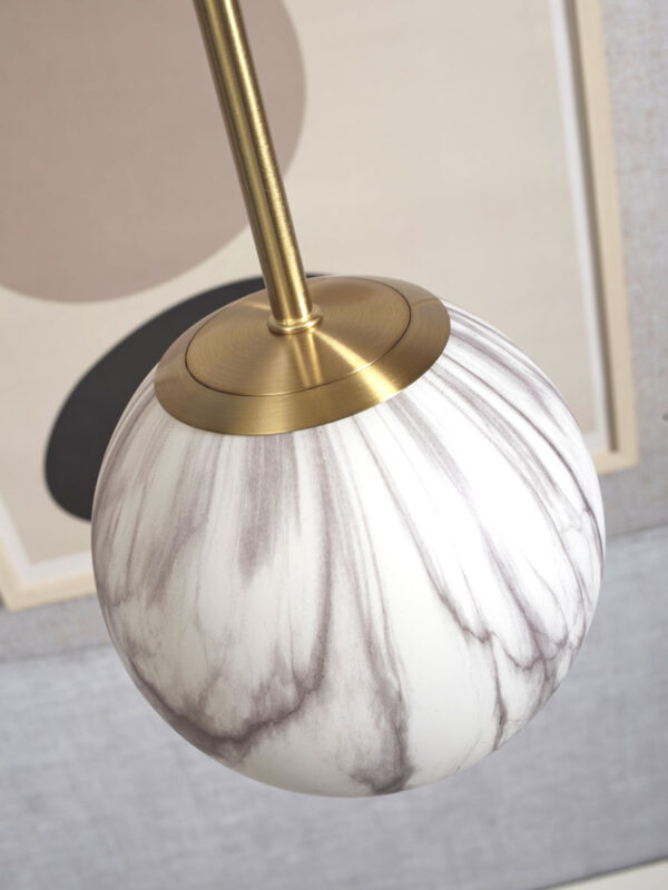Goudkleurige hanglamp dessinbol klein It's About RoMi Carrara - Image 3