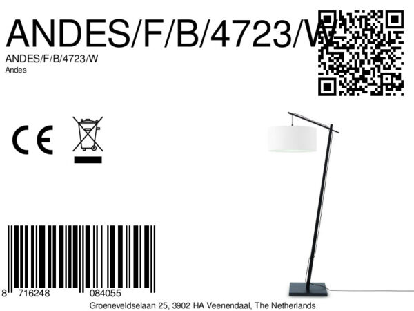 Witte bohemian vloerlamp bamboe GOOD&MOJO Andes - Image 8