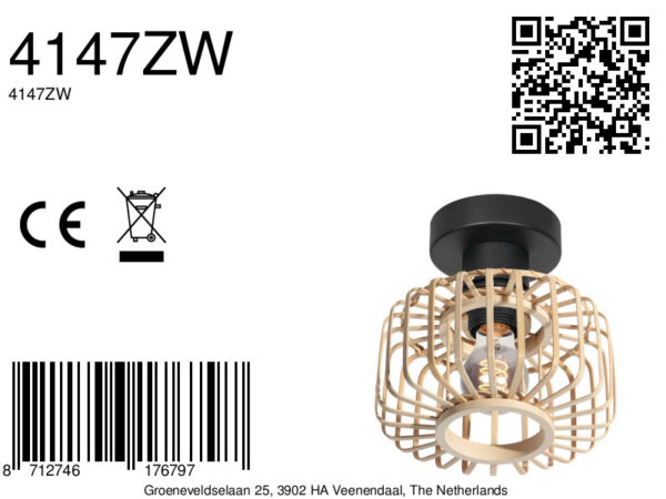 Metalen plafonnière bohemian bamboe Bloeba Steinhauer - Image 11