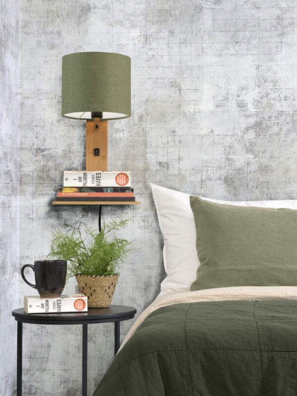 Groene plateau wandlamp naturel GOOD&MOJO Andes - Image 7