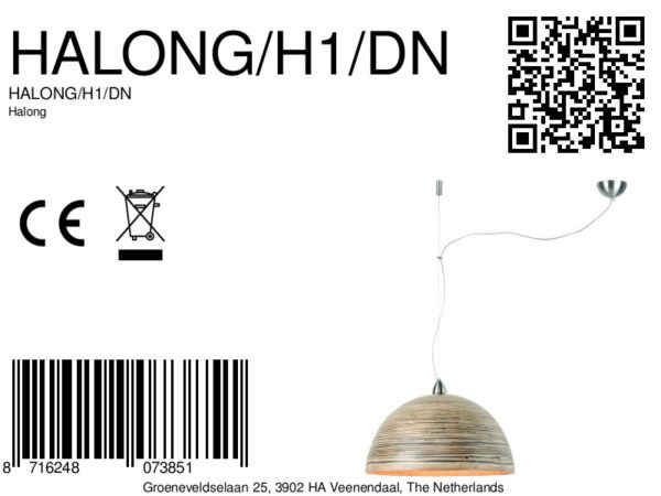 Landelijke bamboe hanglamp grijs GOOD&MOJO Halong - Image 5