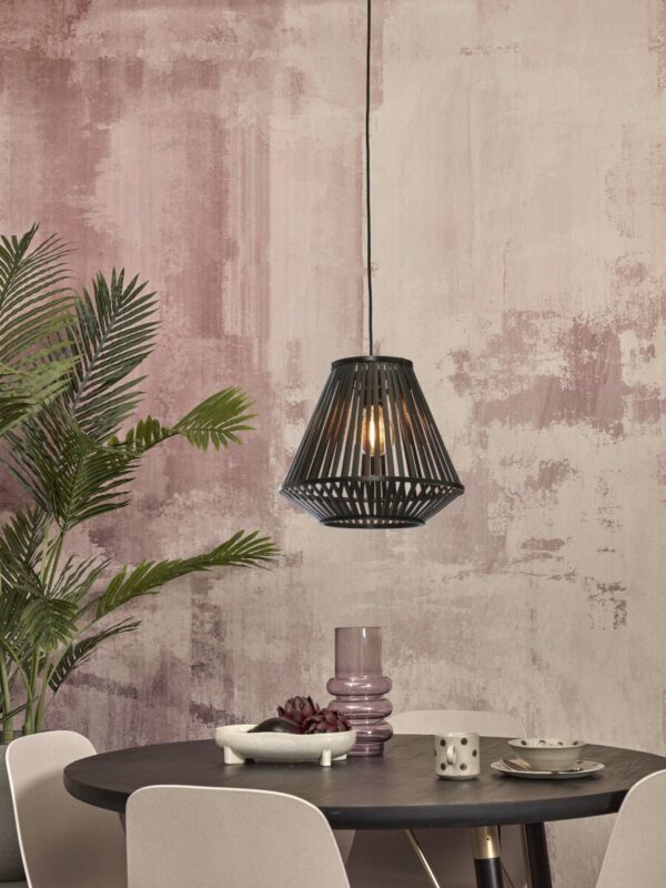 Zwarte bamboe lantaarn hanglamp GOOD&MOJO Merapi - Image 7