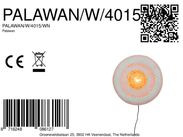 Witte wandlamp bohemian bamboe GOOD&MOJO Palawan - Image 9