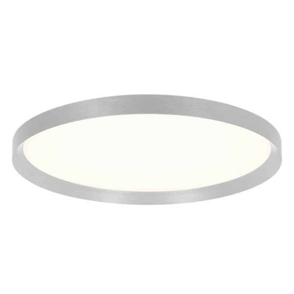 Ronde staalkleurige plafondlamp Steinhauer Flady - Image 2