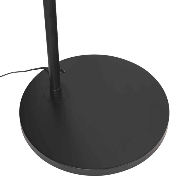 Zwarte moderne metalen vloerlamp Steinhauer Ringlux - Image 6