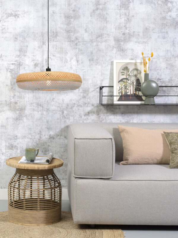 Witte ronde bohemian hanglamp GOOD&MOJO Palawan - Image 8