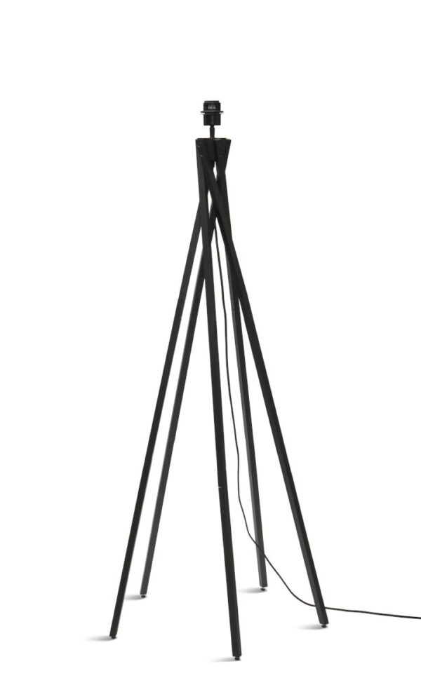 Zwarte bohemien vloerlamp bamboe GOOD&MOJO Java - Image 9