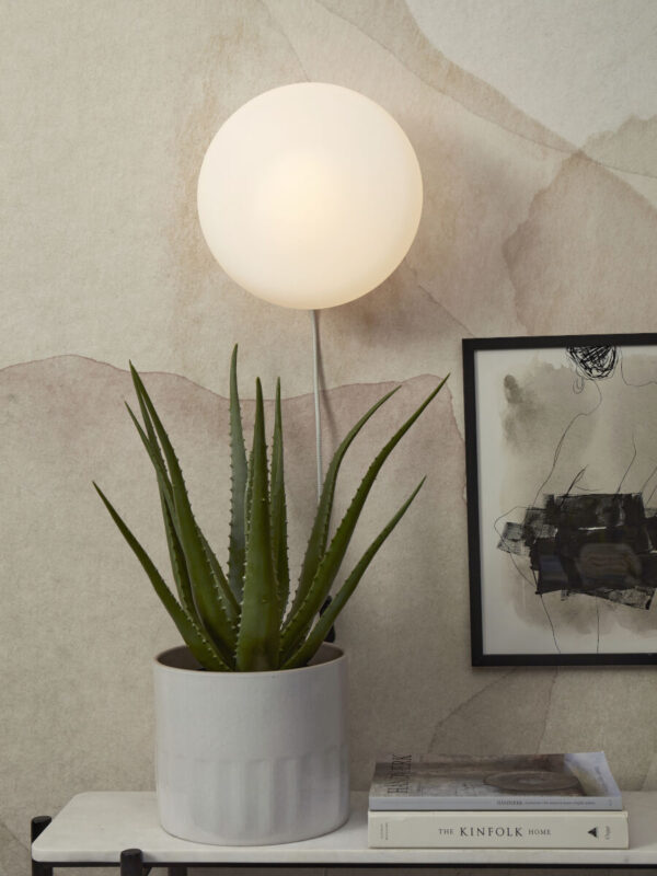 Wandlamp metaal glas wit Scandinavisch It's About RoMi Sapporo - Image 6
