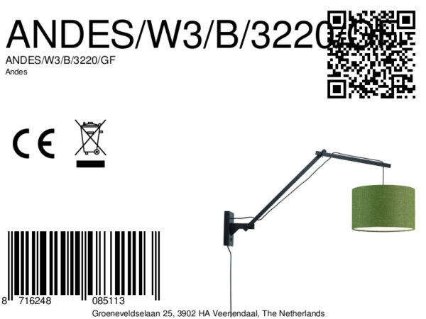 Groene wandlamp dubbelgewricht GOOD&MOJO Andes - Image 7