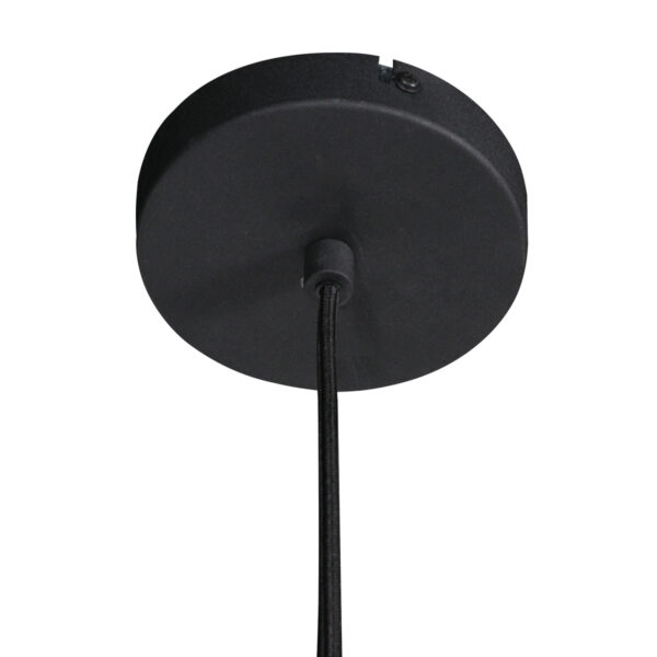 Japandi hanglamp zwart verfijnd textiel Anne Lighting Sable - Ø45 cm - Image 12