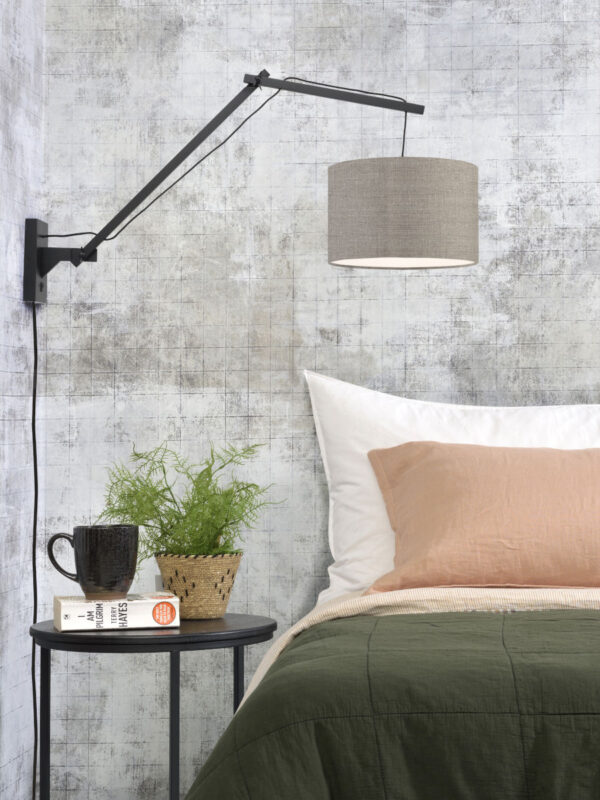 Loodgrijze wandlamp dubbelgewricht GOOD&MOJO Andes - Image 5
