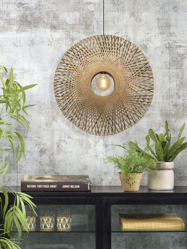 Ronde naturel bamboe bohemian hanglamp GOOD&MOJO Kalimantan - Image 13