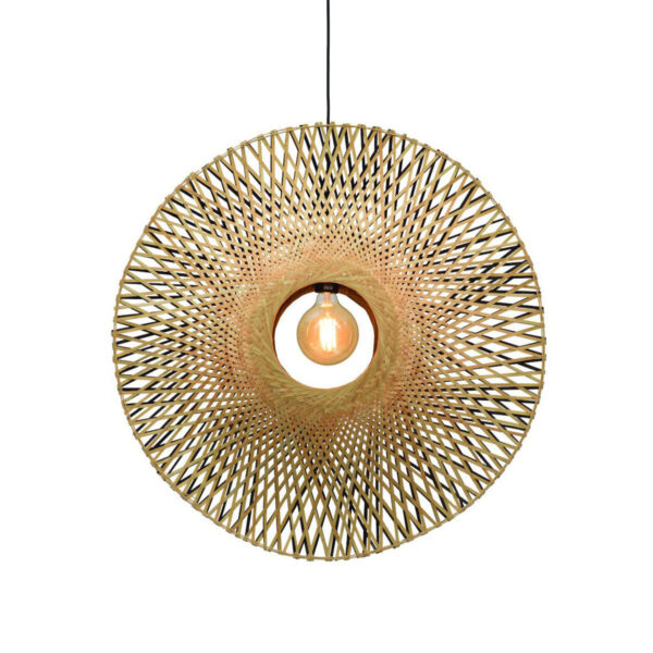 Ronde naturel bamboe bohemian hanglamp GOOD&MOJO Kalimantan