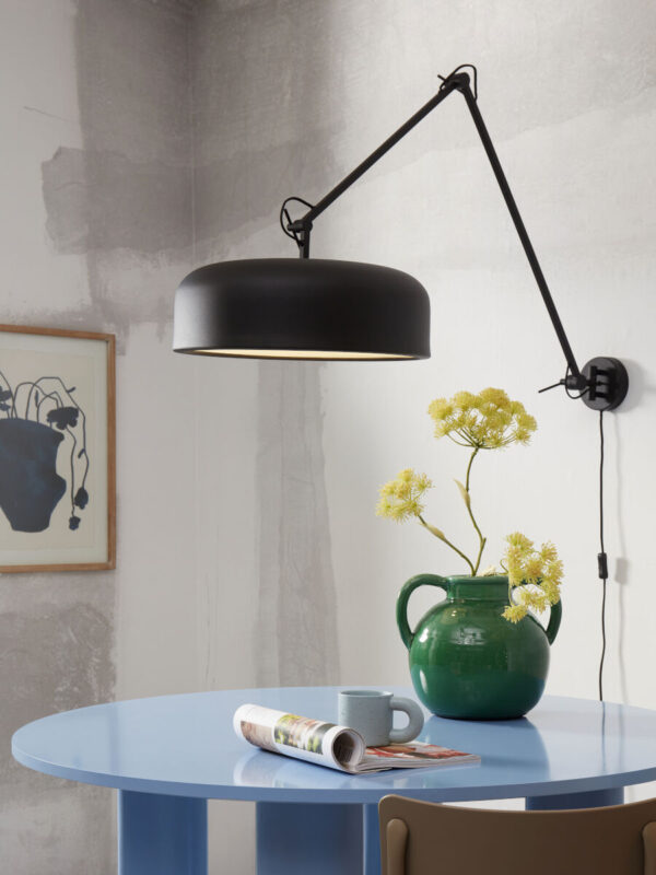 Wandlamp zwart metaal retro It's About RoMi Marseille - Image 10