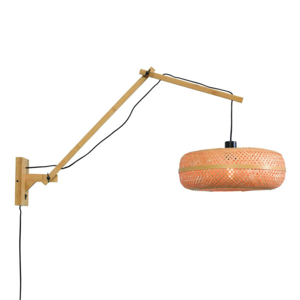 Ronde boheemse naturel wandlamp GOOD&MOJO Palawan