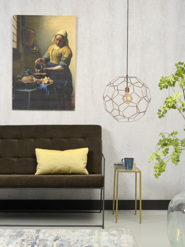 Ronde bronzen hanglamp rasterkap It's About RoMi Marrakesh - Image 2