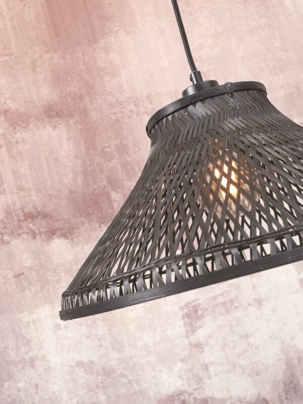 Bamboe metalen zwarte boheemse hanglamp GOOD&MOJO Tahiti - Image 6
