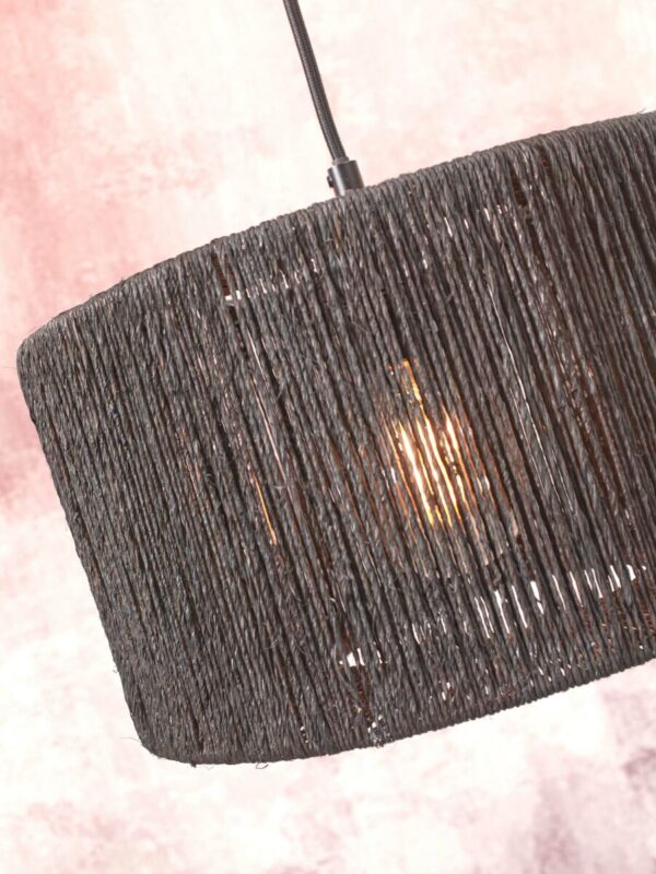 Zwarte rieten vloerlamp bohemian GOOD&MOJO Iguazu - Image 6