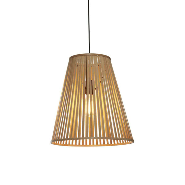 Naturel conische hanglamp bamboe L GOOD&MOJO Merapi