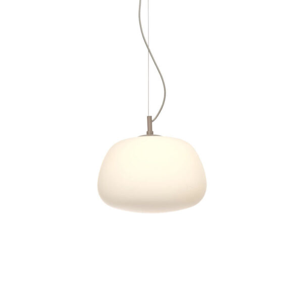 Glazen ronde witte Scandinavische hanglamp It's About RoMi Sapporo