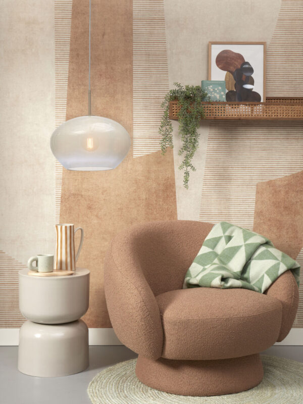 Moderne metaal glazen hanglamp wit It's About RoMi Bologna - Image 10