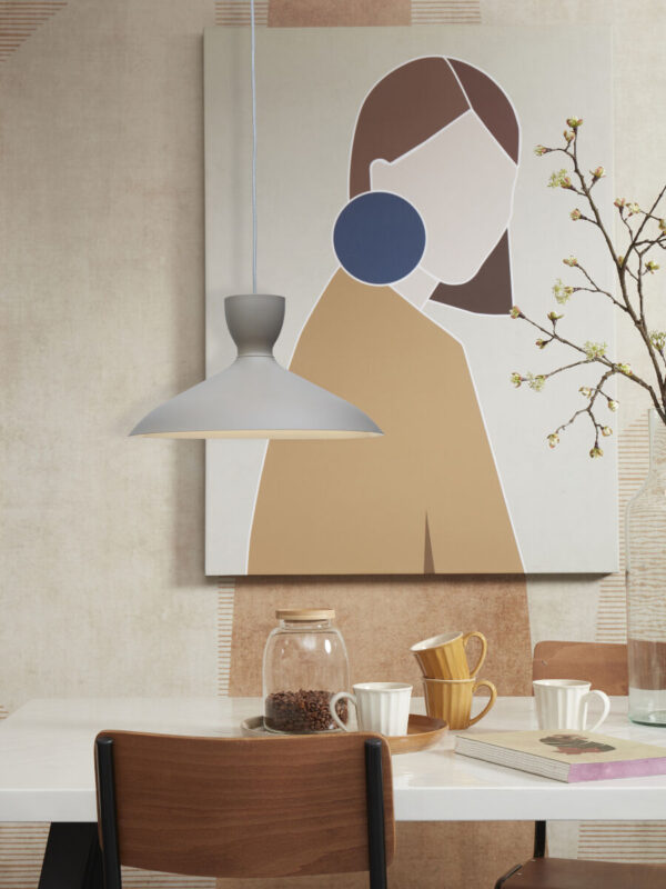 Metalen grijze hanglamp retro It's About RoMi Hanover - Image 2