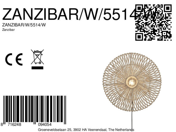 Rotan metalen wandlamp metaal bohemian GOOD&MOJO Zanzibar - Image 11