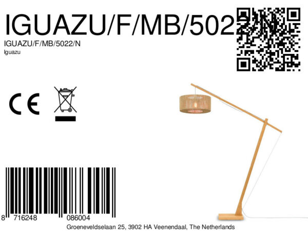 Naturel bohemian vloerlamp riet bamboe GOOD&MOJO Iguazu - Image 12