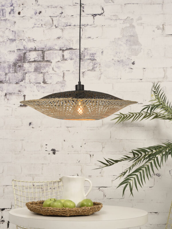 Schotelvormige naturel bohemian hanglamp GOOD&MOJO Kalimantan - Image 5