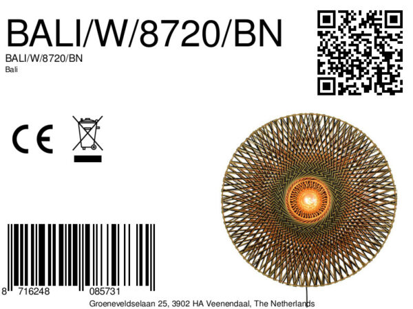 Wandlamp ufo groot GOOD&MOJO Bali - Image 10
