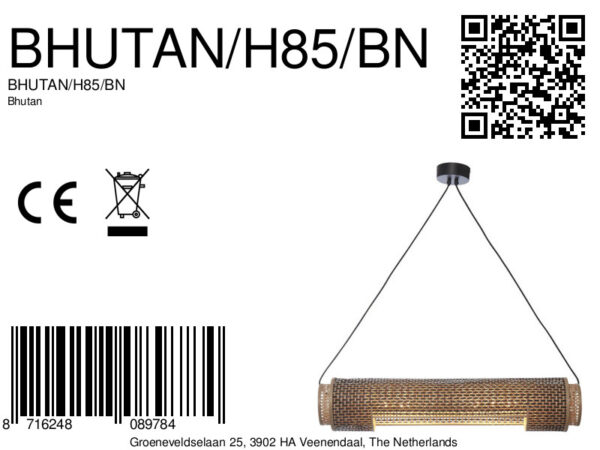 Naturel bohemian hanglamp metaal GOOD&MOJO Bhutan - Image 12