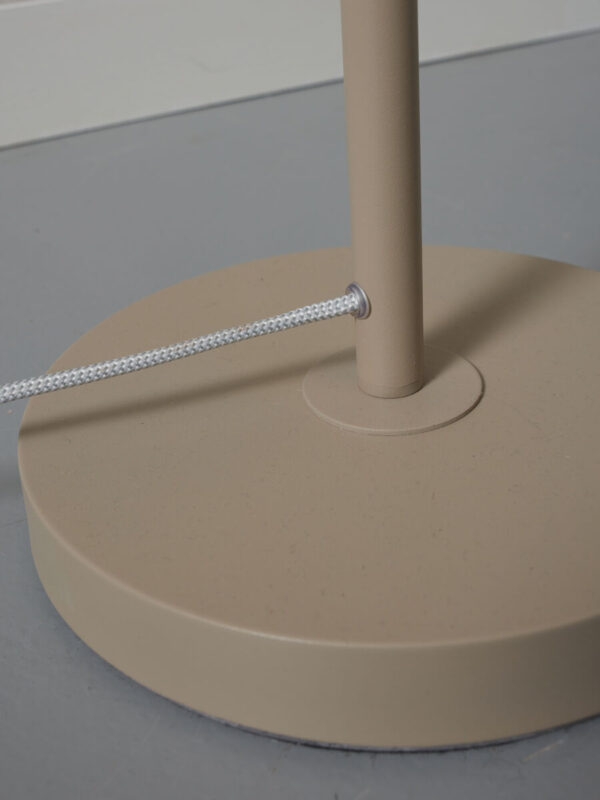Grijze-glazen Scandinavische vloerlamp metaal It's About RoMi Sapporo - Image 7