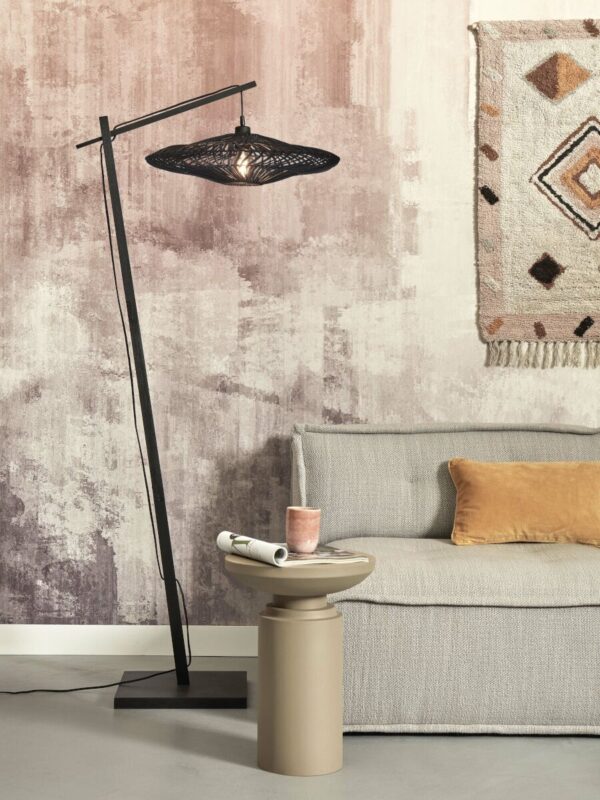 Bohemian vloerlamp bamboe rotan zwart GOOD&MOJO Zanzibar - Image 2