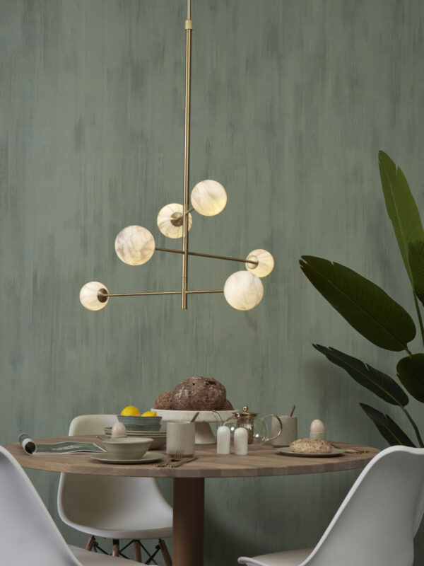 Goudkleurige hanglamp 6-dessinbol halters It's About RoMi Carrara - Image 2
